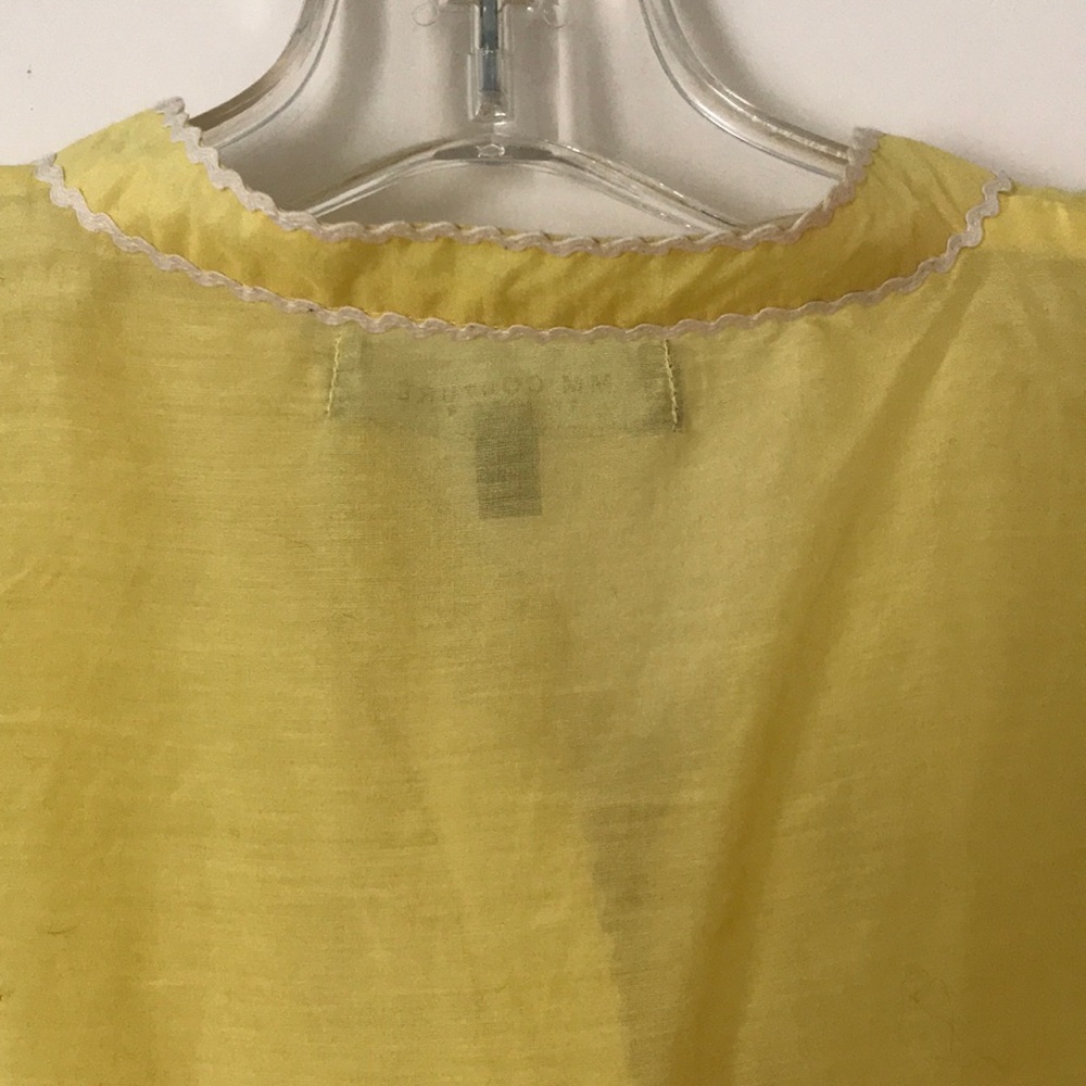 Yellow Ruffled & Rickrack-ed Top - Picture 5 of 5